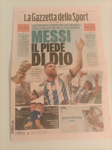 Gazzetta messi vince argentina - messi,