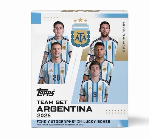 Topps argentina team set - topps,