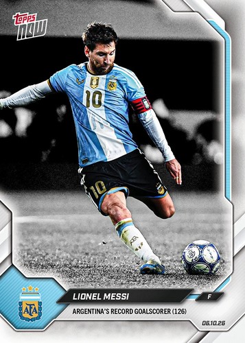 Topps now argentina - topps, 2026