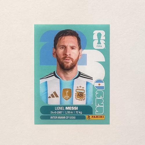 Lionel messi argentina panini - messi,