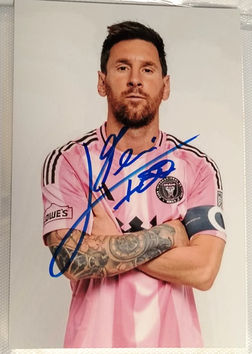 Autografo lionel leo messi - lionel,