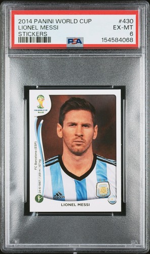Messi 430 argentina panini - messi,