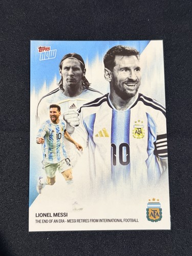 Cartolina topps now - topps, argentina