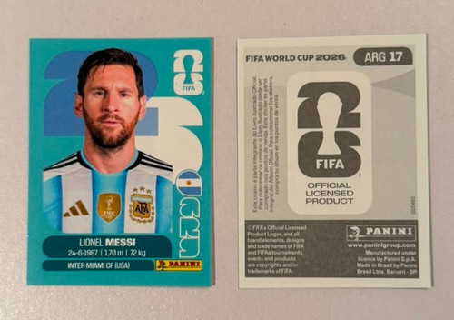 Adesivo panini 2026 mondiali - panini,