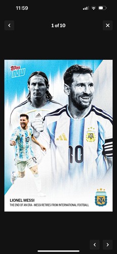 Lionel messi 2026 topps now - lionel,