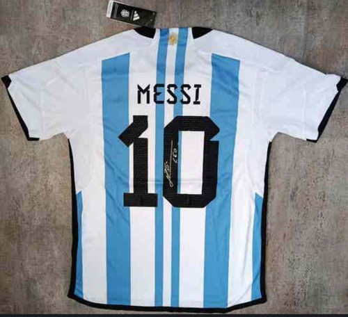 Camiseta messi firmada - camiseta,