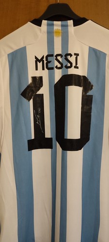 Jersey argentina signed messi - signed,